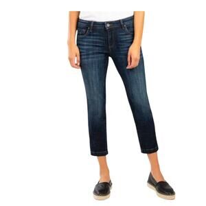KUT from the Kloth Lauren Mid Rise Crop Slim Jeans Size 2